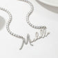 Women's Personalized Initial Diamond Necklace QN3165