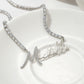 Women's Personalized Initial Diamond Necklace QN3165