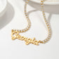 Women's Personalized Name Necklace Tennis Chain QN3164