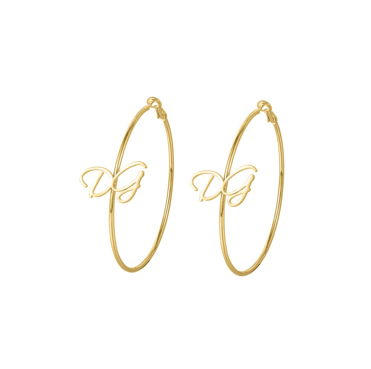 Custom Name Hoop Earring QHE3200