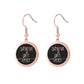 Personalised Word Enamel Earrings QFE-E0008