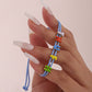 Personalized 3D Colorful Bubble Letter Bracelet Cute Name Jewelry - SCS3638
