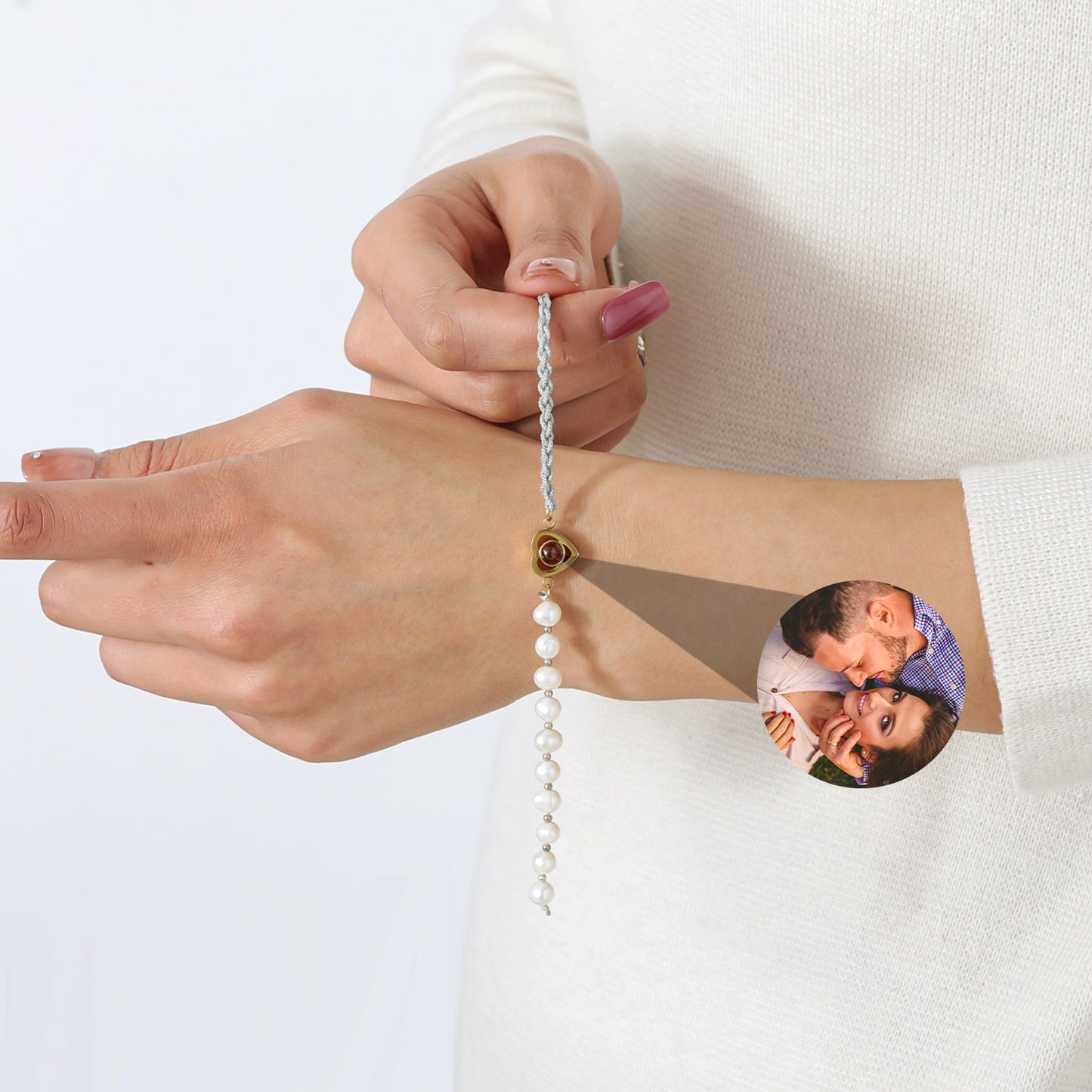 Couple Projection Photo Bracelet TYB898