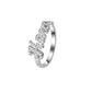 3D Custom Zircon Name Ring, Personalized Cursive Script Name Ring Gift For Women-3DB3842