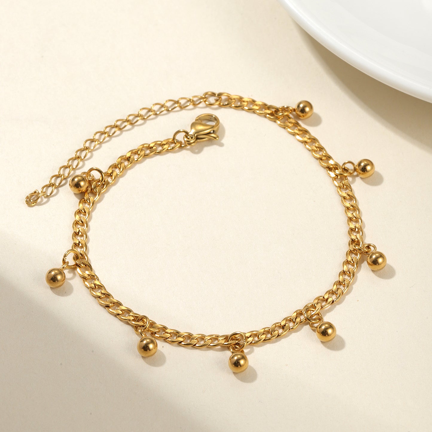 Goldperlenarmband DB220802