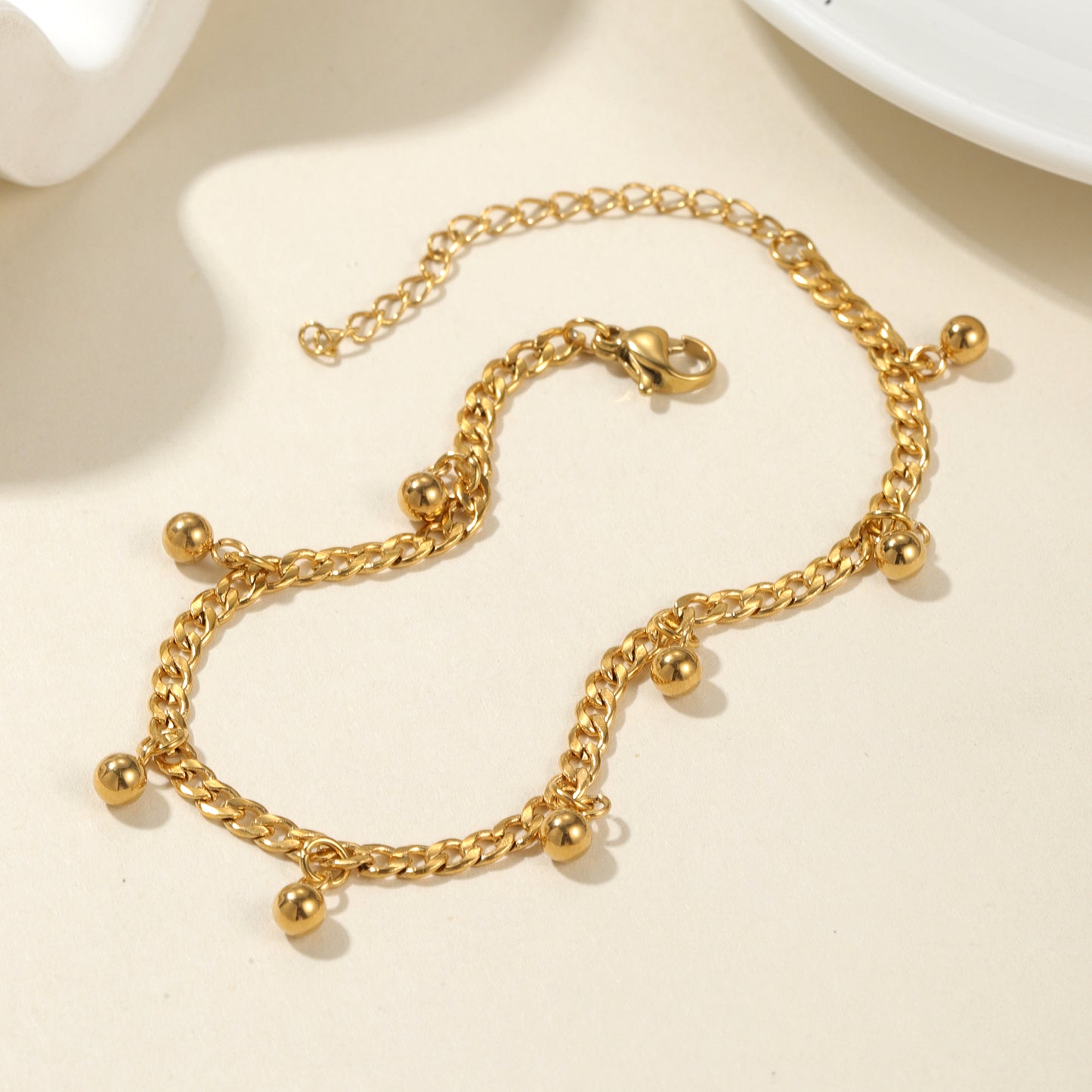 Goldperlenarmband DB220802