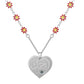 Heart Ayatul Kursi Arabic Necklace  MN2034