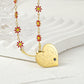 Heart Ayatul Kursi Arabic Necklace  MN2034