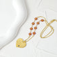 Heart Ayatul Kursi Arabic Necklace  MN2034