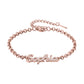 Personalized Diamond Name Bracelet With Handwritten Font For Man And Women - QZB3655