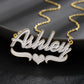 Two Tone Name Necklace QN20899