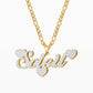 The Lovely Double Plated Name Necklace QN790