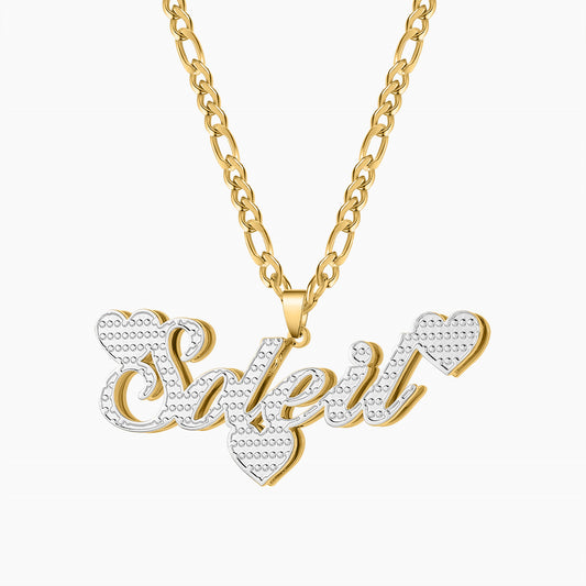 The Lovely Double Plated Name Necklace QN790