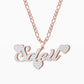 The Lovely Double Plated Name Necklace QN790