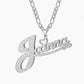 Custom Double 18K Gold Plated Name Necklace QN797