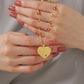 Heart Ayatul Kursi Arabic Necklace  MN2034