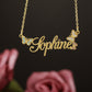 Custom Diamond  Butterfly   Name Necklaces QN857