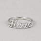 3D Custom Zircon Name Ring, Personalized Cursive Script Name Ring Gift For Women-3DB3842