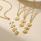 Engaving Name Pet Paw Necklace QD-N8629