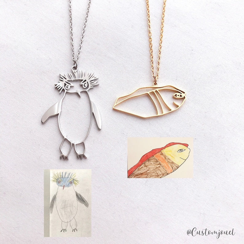 Custom Kids Doodle Necklace MN2026