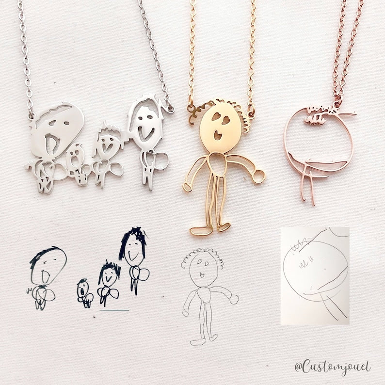 Custom Kids Doodle Necklace MN2026
