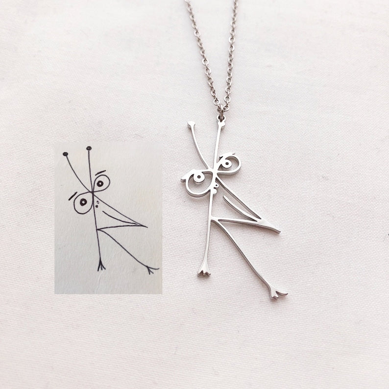 Custom Kids Doodle Necklace MN2026
