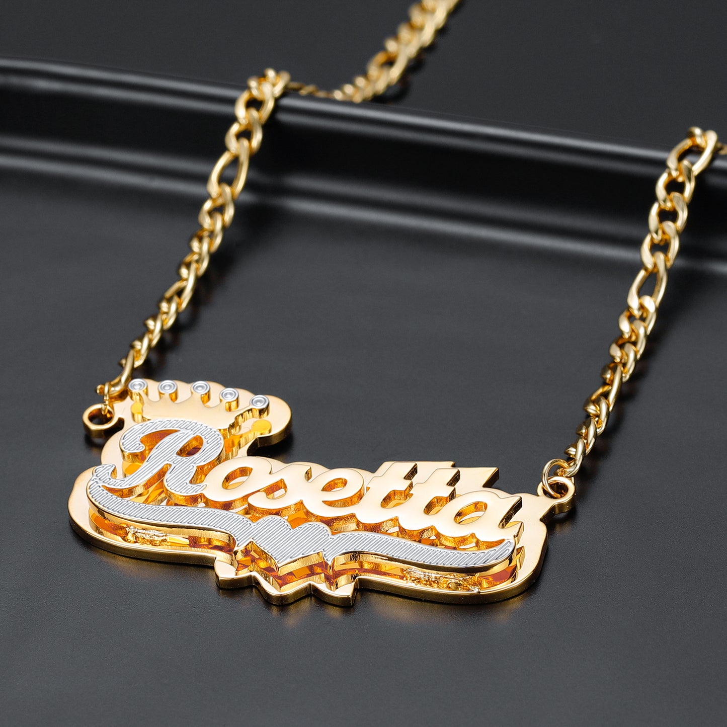 Double Layer Heart Necklace QN20361