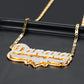 Customized Double Name Necklace QN382