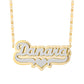 Customized Double Name Necklace QN382