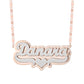 Customized Double Name Necklace QN382