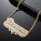 Customized Double Name Necklace QN382