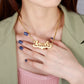 Customized Double Name Necklace QN368