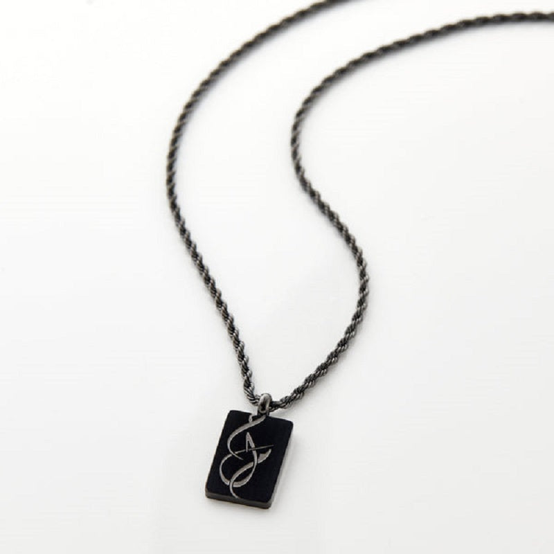 Calligraphy Arabic Rectangle Pendant MN2013