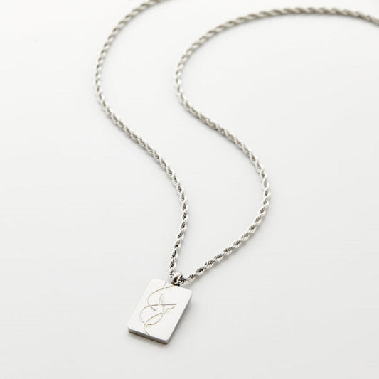 Calligraphy Arabic Rectangle Pendant MN2013