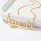 Custom Arabic Name Necklace with Diamond QZN3003