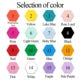 Personalized name necklace colorful flower pendant QFEN0051
