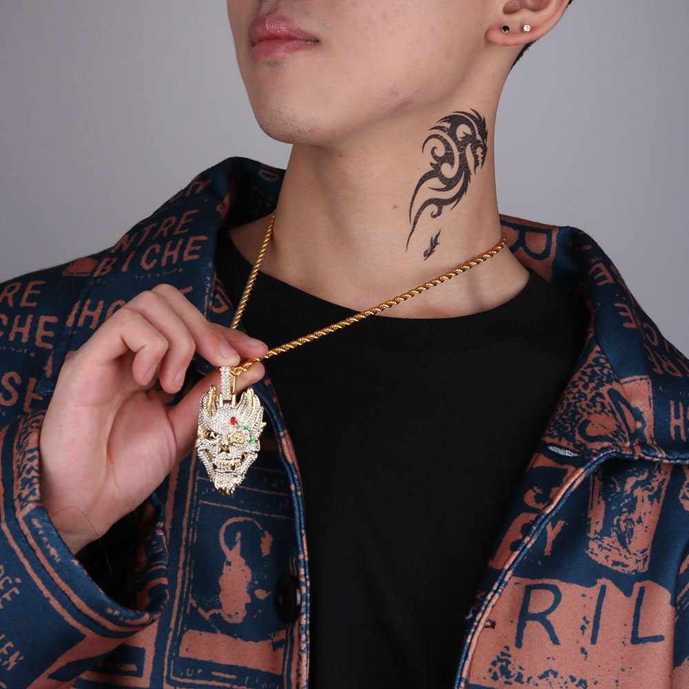 Herren Hip Hop Bling Bling Iced Out Tenniskette