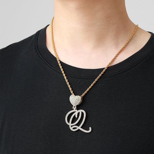 Herren Hip Hop Bling Bling Iced Out Tenniskette