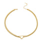 Heart Titanium Steel Necklace CS-N8533