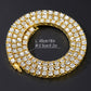 Herren Hip Hop Bling Bling Iced Out Tenniskette