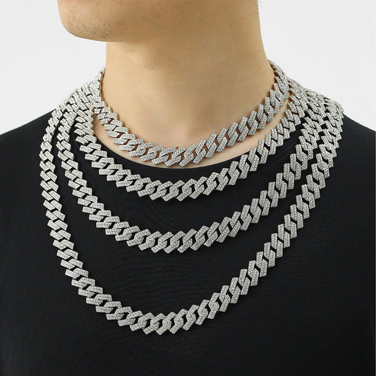 Herren Hip Hop Bling Bling Iced Out Tenniskette