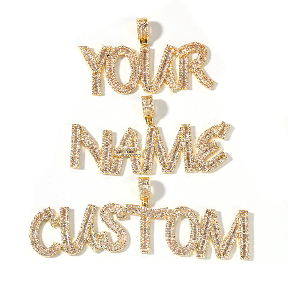 Custom Name Hip Hop Necklace CS-N8526