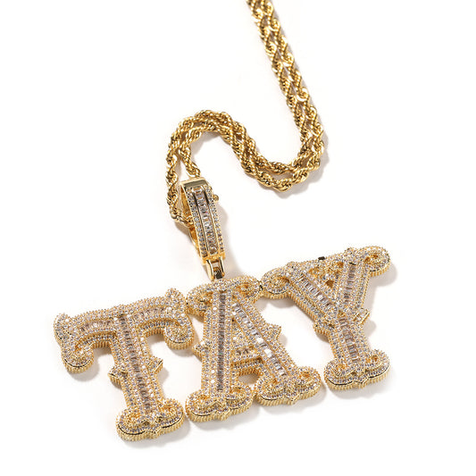 Herren Hip Hop Bling Bling Iced Out Tenniskette