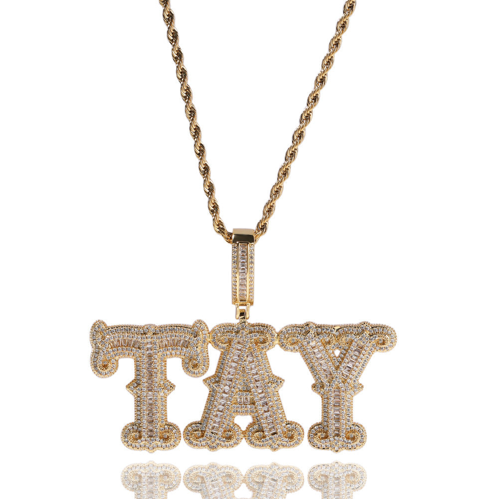 Custom Name Hip Hop Necklace CS-N8523