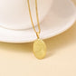 Fingerprint Double Sided Necklace  QSN3021