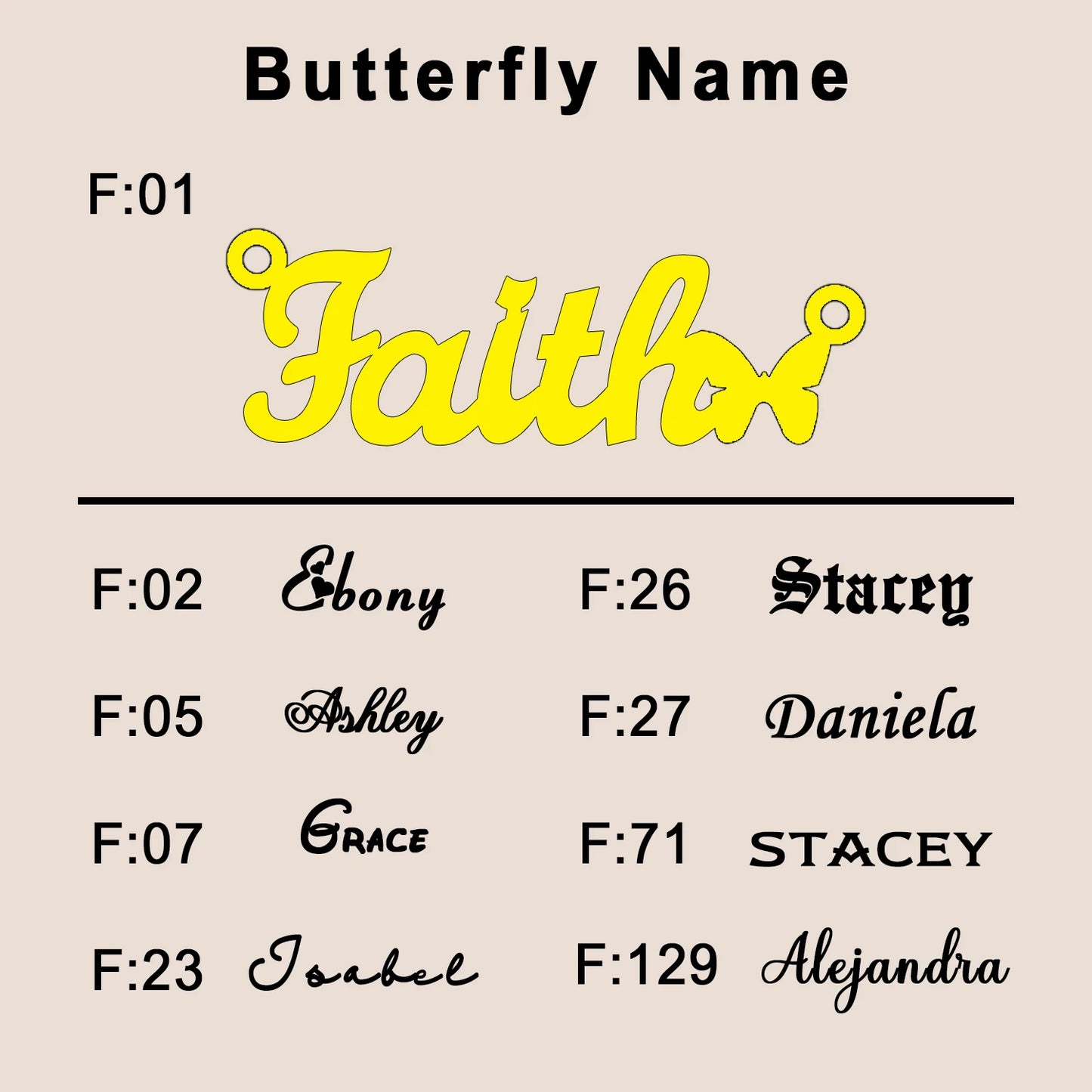 Custom Name Necklace QN008
