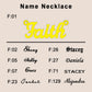 Custom Name Necklace QN008