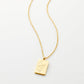 Calligraphy Arabic Rectangle Pendant MN2013