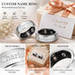 Custom Diamond Name Ring Cover – Personalized Smart Ring Protector for Oura Ring 5 & 4-SSR3839