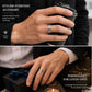 > Roman Numeral Ring Cover for Oura Ring – Custom Silver Decorative Smart Ring Sleeve-SSR3840